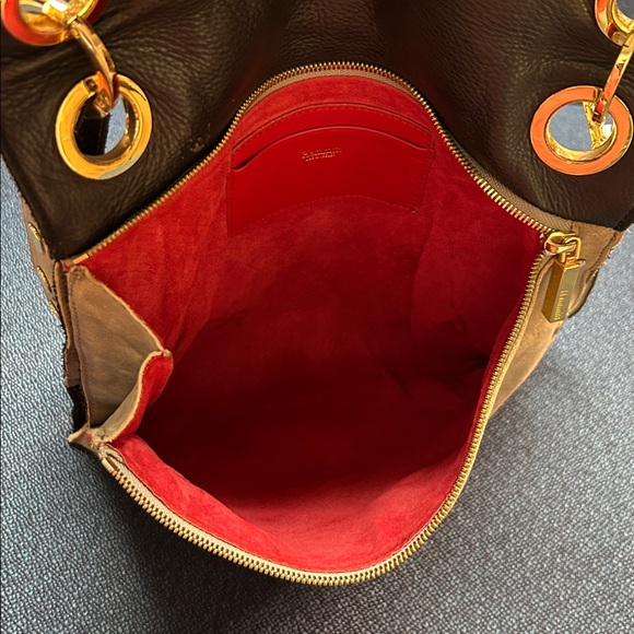 2942 Hammitt Crossbody Purse Shoulder Bag Leather  Gold Hardware - Picture 11 of 15